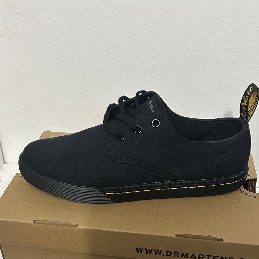 Dr. Martens Black Canvas Sneakers